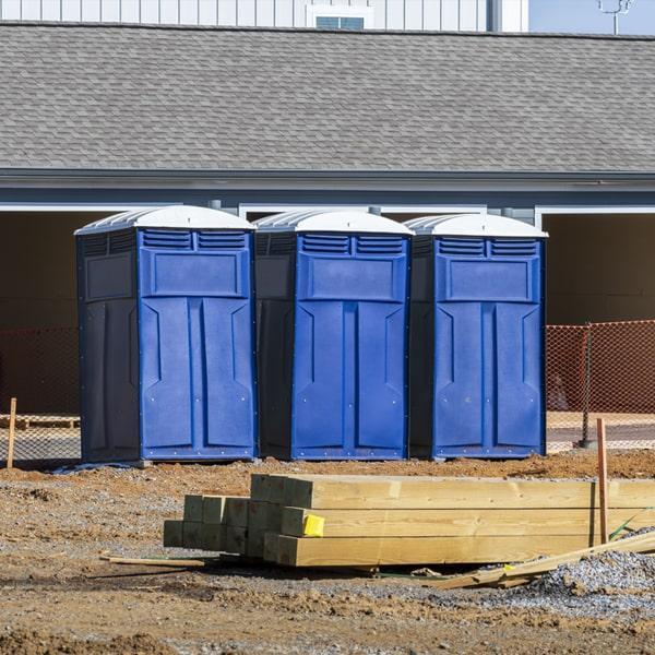 Heavy-duty construction site porta potty in Dalton, Georgia